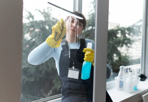 Nettoyage de vitres intérieures et extérieures à Saint-Yon